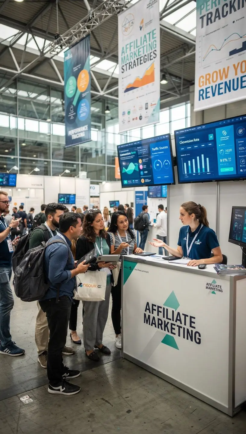 Ein Bildschirm mit einer erfolgreichen Verkaufsstatistik und Affiliate-Provisionen.